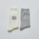 N+Ecology(ネコロジー)【NE-0022075 neco is good 靴下<22-24cm>】グレー