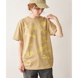 N+Ecology(ネコロジー)【NE-0022083 ニャーＴシャツ】ベージュ_M