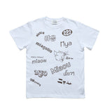 N+Ecology(ネコロジー)【NE-0022083 ニャーＴシャツ】ホワイト_M