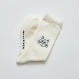 N+Ecology(ネコロジー)【NE-0022075 neco is good 靴下<22-24cm>】ホワイト