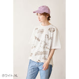 N+Ecology(ネコロジー)【NE-0022083 ニャーＴシャツ】ホワイト_XL