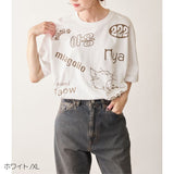 N+Ecology(ネコロジー)【NE-0022083 ニャーＴシャツ】ホワイト_XL