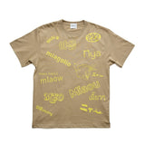 N+Ecology(ネコロジー)【NE-0022083 ニャーＴシャツ】ベージュ_XL