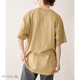 N+Ecology(ネコロジー)【NE-0022083 ニャーＴシャツ】ベージュ_XL