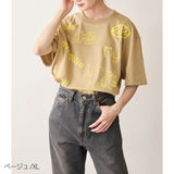 N+Ecology(ネコロジー)【NE-0022083 ニャーＴシャツ】ベージュ_XL