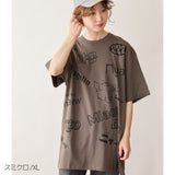 N+Ecology(ネコロジー)【NE-0022083 ニャーＴシャツ】スミクロ_XL