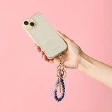 HASHIBAMI【Ha-2500-200 天然石 ハート スマホハンドストラップ】ソーダライト