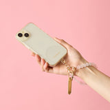 HASHIBAMI【Ha-2500-200 天然石 ハート スマホハンドストラップ】ローズクォーツ
