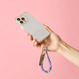 HASHIBAMI【Ha-2500-100 天然石 スター スマホハンドストラップ】ソーダライト