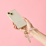HASHIBAMI【Ha-2500-100 天然石 スター スマホハンドストラップ】クリアクォーツ