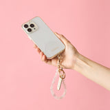 HASHIBAMI【Ha-2500-100 天然石 スター スマホハンドストラップ】ローズクォーツ