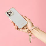 HASHIBAMI【Ha-2500-100 天然石 スター スマホハンドストラップ】ローズクォーツ