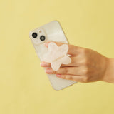 HASHIBAMI【Ha-2307-203 天然石スター スマホグリップ ※全機種対応】クオーツァイト
