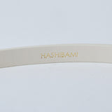 HASHIBAMI【Ha-2402-623 エイチビー 15mm レザーベルト】エクリュ