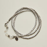 HASHIBAMI 【HB2101116 HASHIBAMI ハート型4mm グラスチェーン】 シルバー