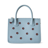 ◆CORRECT限定◆HASHIBAMI【Ha-2504-112 スモールフラワー ポシェット】ペールブルー