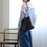 ◆CORRECT限定◆HASHIBAMI 【Ha-2511-109 フェズ巾着バッグ L】ブラック