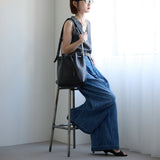 ◆CORRECT限定◆HASHIBAMI 【Ha-2511-109 フェズ巾着バッグ L】ブラック