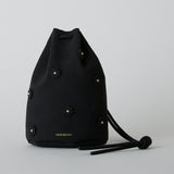 ◆CORRECT限定◆HASHIBAMI 【Ha-2511-118 スモールフラワースエードボンサック】ブラック