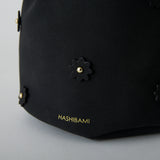 ◆CORRECT限定◆HASHIBAMI 【Ha-2511-118 スモールフラワースエードボンサック】ブラック