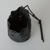 ◆CORRECT限定◆HASHIBAMI 【Ha-2511-118 スモールフラワースエードボンサック】ブラック