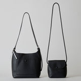 murir【5320 ワンハンドルA4トート&ポシェット】ブラック