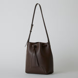 ◆CORRECT限定◆HASHIBAMI 【Ha-2511-109 フェズ巾着バッグ L】ダークブラウン