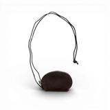 murir【MUR26005 スエードミニポーチ(ミニボート)】ダークブラウン