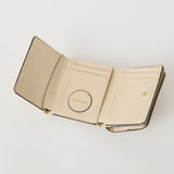 ◆CORRECT限定◆HASHIBAMI 【Ha-2602-205 ソフトエナメル 三つ折りウォレット】エクリュ