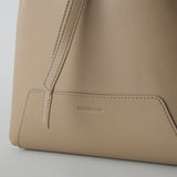 ◆CORRECT限定◆HASHIBAMI 【Ha-2511-109 フェズ巾着バッグ L】グレーベージュ