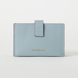 ◆CORRECT限定◆HASHIBAMI 【Ha-2602-207 フラワーバックルジャバラカードケース】ペールブルー