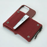 SHAKECASE【SC-07-019 シェイクポーチ スウェットキジ 13proサイズ】ボルドー