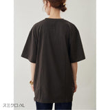 N+Ecology(ネコロジー)【NE-0022011 メッセージ 猫Ｔシャツ】スミクロ_XL