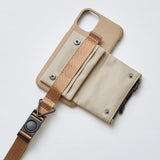 SHAKECASE【SC-06-001 シェイクポーチケース 専用ストラップ(無地)】ベージュ
