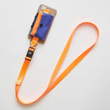 SHAKECASE【SC-06-001 シェイクポーチケース 専用ストラップ(無地)】ネオンオレンジ