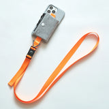 SHAKECASE【SC-06-001 シェイクポーチケース 専用ストラップ(無地)】ネオンオレンジ